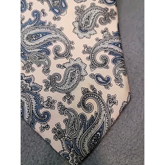 Vintage Michael Reed Designer Collection Men’s Tie – Gray Paisley 64"x3" GUC - Picture 2 of 6